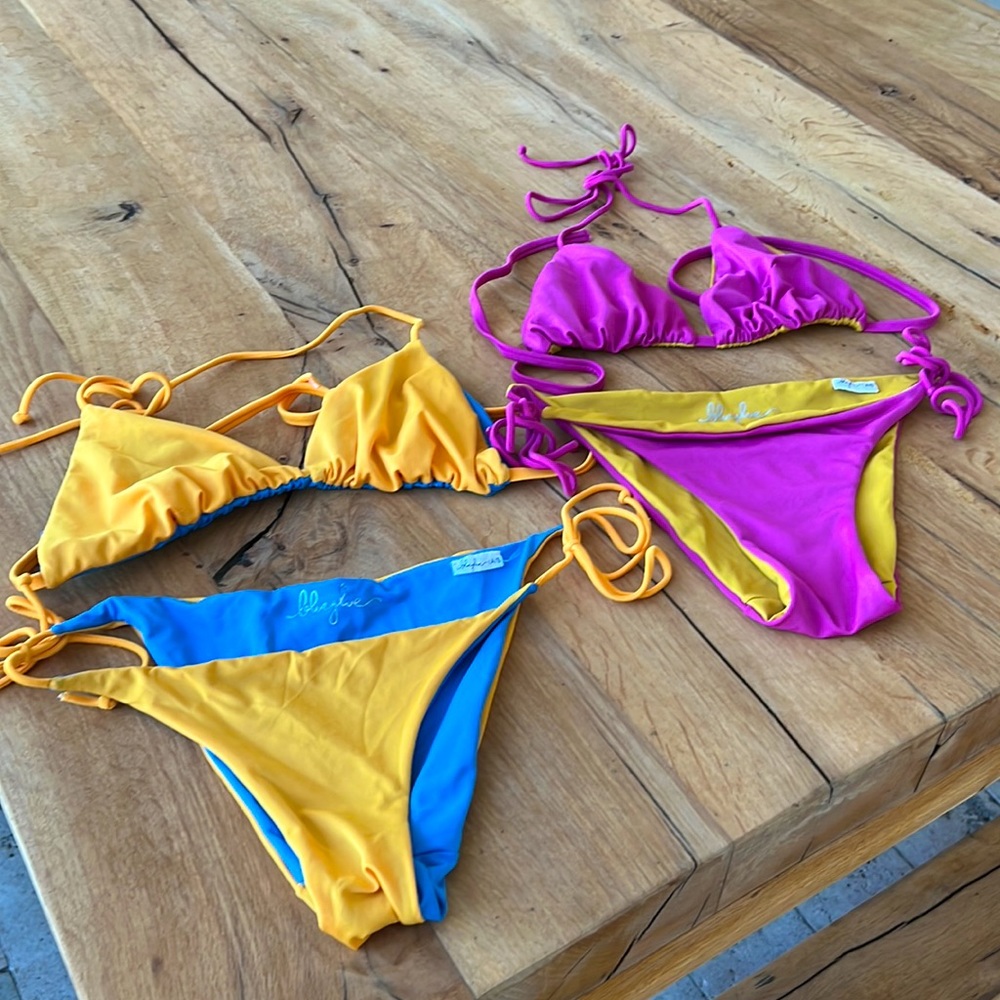 Blue Glue swimsuit set bundle